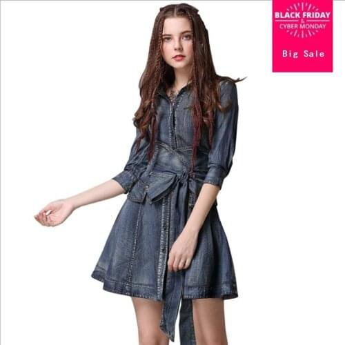 Модные джинсовые платья Noritree China At AliExpress