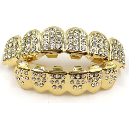 2021 New New Fshion Gold Teeth Top Bottom Men Women Jewel 2020 trend