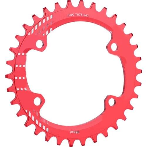 Single 1 Speed System Narrow Wide Chainring 104 BCD ROUND 32T 34T 36T 38T For MTB 11s 10s 9s 1*11 Crankset Chainwheel Ring