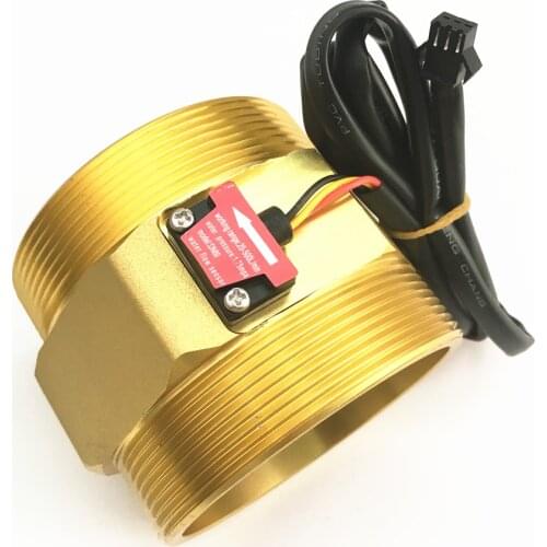 DN80 Water aluminum 3" Flow Flowmeter Counter Hall Sensor Meter 30-500L/min