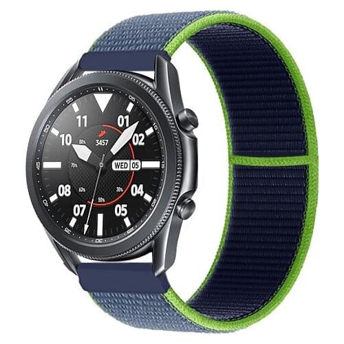 20/22mm Nylon band For Galaxy Watch 3/46mm 42mm/active 2 Samsung Gear S3 Frontier strap Bracelet Huawei watch GT2 41 45mm strap
