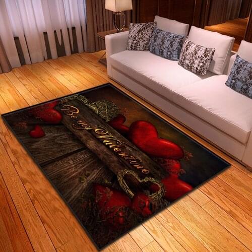 Christmas Carpets For Living Room Bedroom Area Rugs Home Kitchen Anti-slip Floor Mat Xmas Valentines Entrance Doormats Day Gift