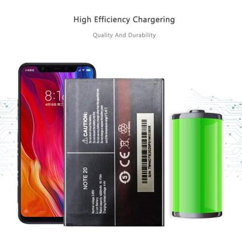 KiKiss Replacement Battery 4620mAh for Cubot Note 20 /note 20 Pro + Trac Code