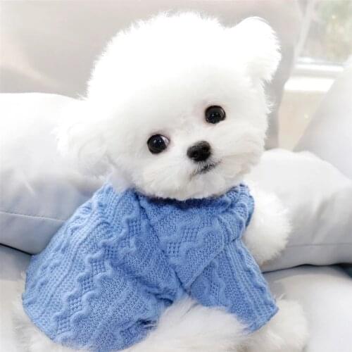 Dog Winter Shirt Knit Apparel Chihuahua Yorkshire Puppy Small Dog Clothes maltese Pomeranian Poodle Pet Sweater Clothing Coat