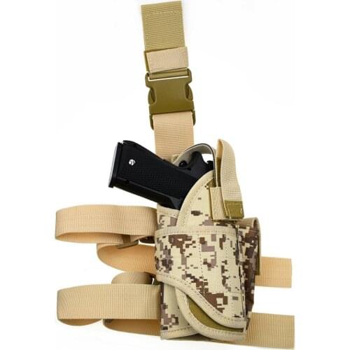 Tactical Nylon Universal Leg Holster for Glock 17 19 22 Beretta M9 Airsoft Pistol Gun Drop Thigh Holster Case Makarov G2C Hk Usp