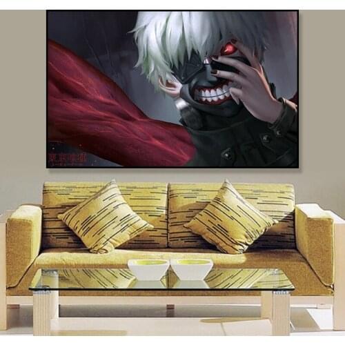 Tokyo Ghoul Anime Poster Original Design Anime Wall Art Print,20 x 28 Inches,No Frame
