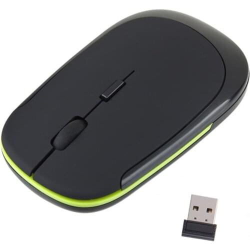 Gaming Mouse Wireless 2.4G USB Gamer Mice For Gaming Computer PC Ultra Thin 3 Buttons Mouse Optical 3D Roller USB Gaming Mouse
