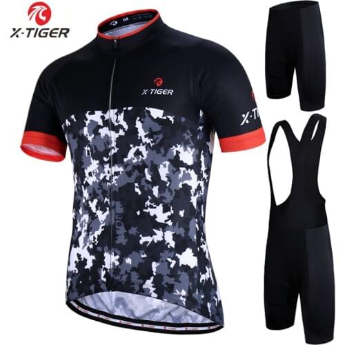 X-Tiger Pro Cycling Set MTB Bike Cycling Jerseys Set Racing Bicycle Clothes Pro Cycling Clothing Set Maillot Ropa Ciclismo