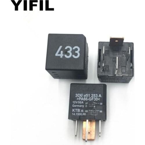 2/4/10pcs/lot CAR RELAY 433 FOR AUDI Volkswagen 3D0 951 253 A 3D0951253A