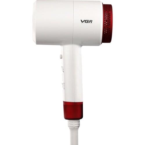 VGR household electric hair dryer hair salon UNfoldable handle 1800W power cold hot air negative ion constance temperature