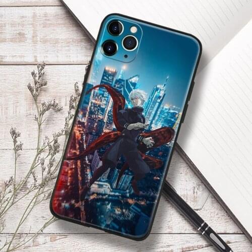 Ken Kaneki Tokyo Ghoul Anime Phone Case For IPhone 11 12 Mini Pro XS Max 6s X XR 6 7 8 Plus SE Manga Soft TPU Glass Cover Shell