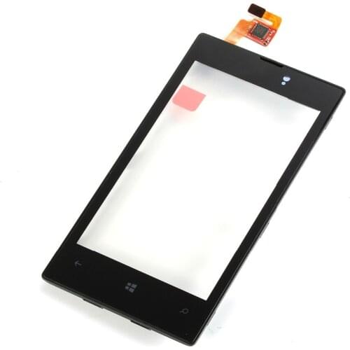 For Nokia Lumia 520 N520 Touch Screen Digitizer Sensor Glass Panel+With Frame or no Frame