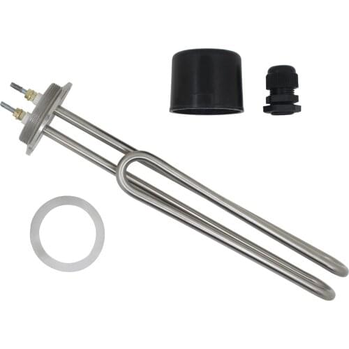 Flanged Immersion Heater Electric Water Brewing Heating Element 220v 2.5kw/3.5kw 2"Tri Clamp OD 64mm