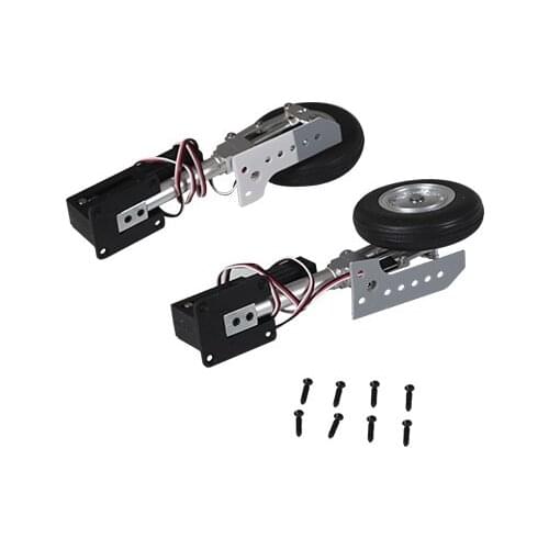 FMS 70mm Ducted Fan A10 A-10 V2 Main Landing Gear Sysetem with 2 FMSRE027 Retracts Installed RC Airplane Model Plane Spare Parts