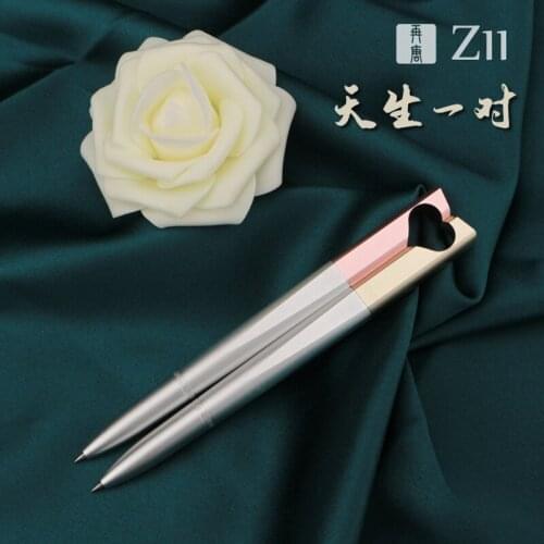 Lovers Pen Couple Pen Gel Pen Signature Pen High Grade Metal Pen Gift Box Creative Gift For Couples Mobile Bracket