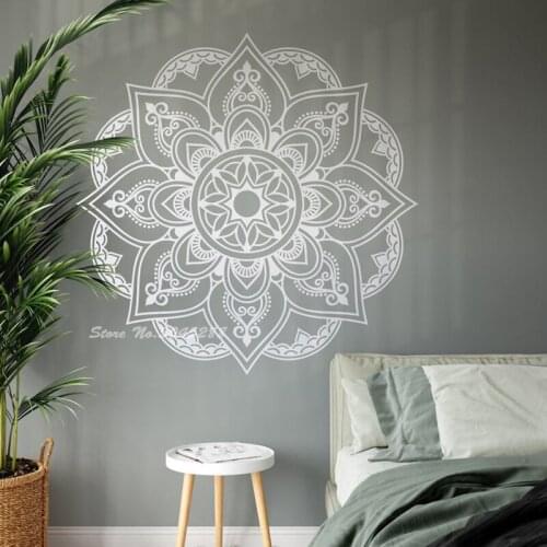 Mandala Wall Decal Design Decal Mandala Decal Boho Chic Decor Boho Decor Bedroom Yoga Stickers Gift Fashion Wallpapers Z330