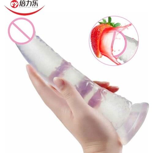 20cm Realistic Huge Dildo G-Spot Vagina Stimulator Real Penis Female Orgasm Masturbator Dildo Adult Sex Toys for Women Sex Shop
