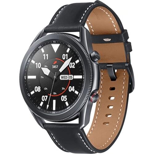 For Samsung Galaxy Watch 3 Bands 20mm 22mm Quick Release Leather Strap for Galaxy Watch3 41mm 45mm/Active2 40mm 44mm Bracelet