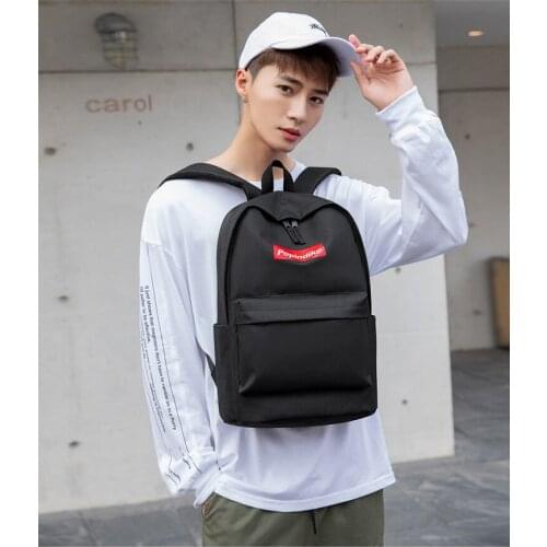 SD531Q-Canvas Backpack for boys and girls Korean style junior high school students schoolbag