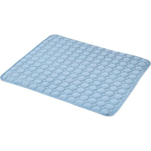 Pet Dog Summer Cooling Mats Blanket Ice Cats Bed Mats For Dog Sofa Portable Tour Camping Yoga Sleeping Massage