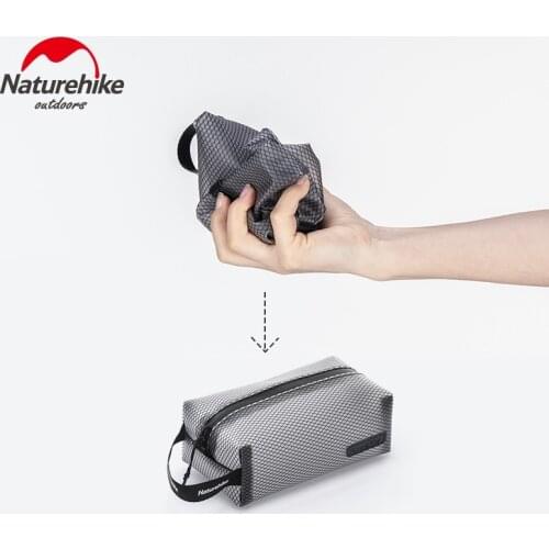 Naturehike TPU Mesh Wash Bag Travel Portable Storage Bag Toiletry Bag waterproof dry wet bag Handbag