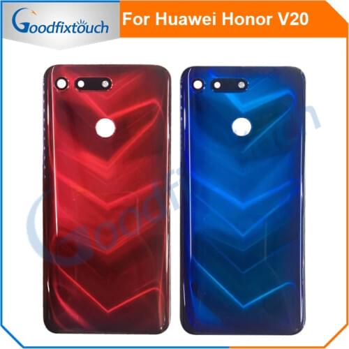 For Huawei Honor V20 View 20 Battery Back Cover Rear Door Housing Back Case With Camera Lens PCT-AL10 PCT-TL10 PCT-L29