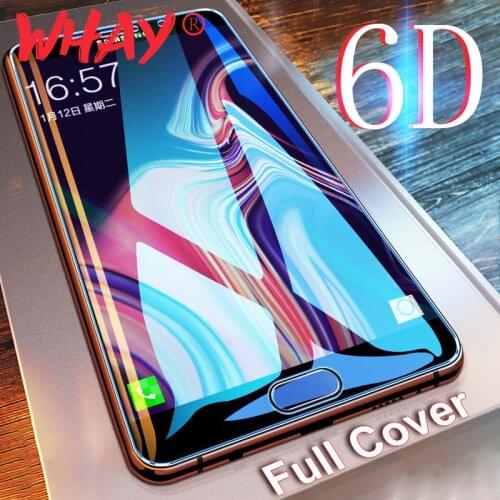 6D Tempered Glass for Samsung Galaxy S21 Plus S20 FE Note 10 S10 Lite F02S F12 F62 F41 J4 J6 J8 A7 A9 J7 Screen Protector Glass