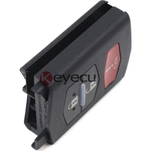 KEYECU New Replacement Shell Remote Key Case Fob 3 Button for Mazda 3 5 6 RX8 CX5 CX7 CX9