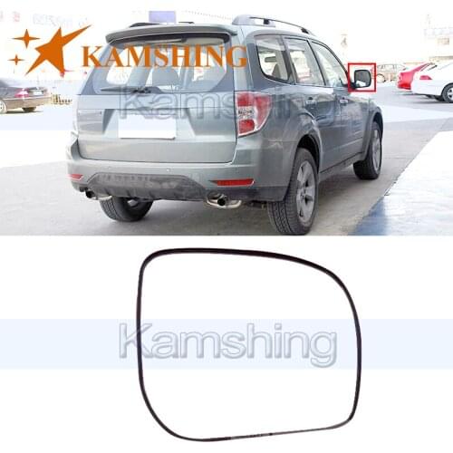 Kamshing For Subaru Forester 2008 2009 2010 Outside Rear View Mirror Glass Mirror Lens RearView Mirror Glass With Heating