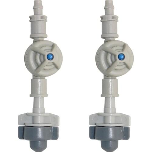 0.7mm Micro Atomization Nozzles with Anti-drip Device Garden cooling Mist Sprinklers Irrigation Sprayer Garden Water kits 10 Set