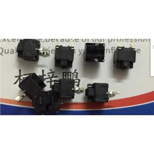 10 PCS/LOT Japan Logitech square mouse micro switch EVQP0E07K IE4.0 Baolei shark Microsoft black spots 6 * 6 * 7.45