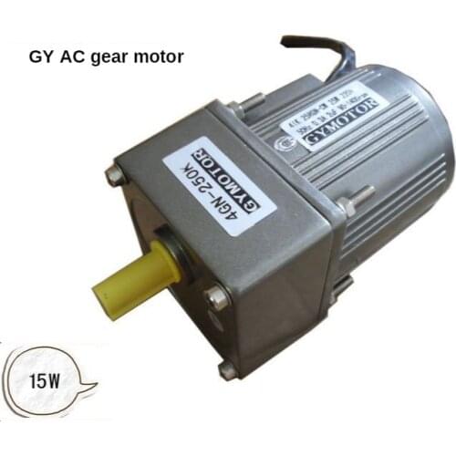 15W 220V AC Geared Motor 3iK15gn-c 3GN.150K 15K 25K 5K