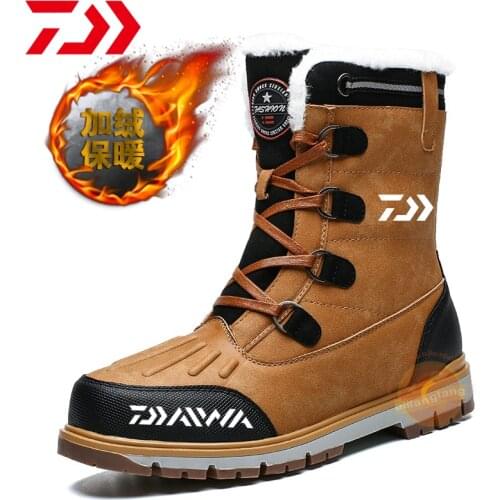 2021 Daiwa New Snow Boots Fishing Shoes Breathable Non-slip Shoes Winter Outdoor Sport Waterproof Warm Boots Fishing Snow Boots