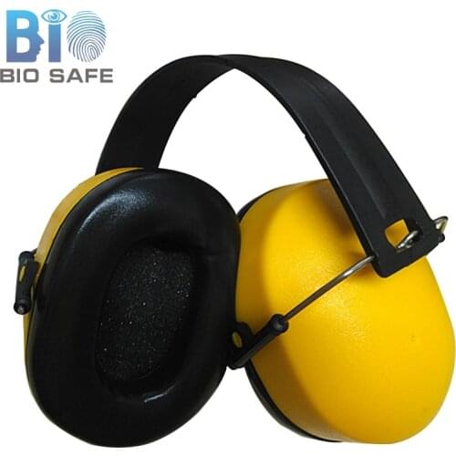 [Bio safe] Comfortable Earmuffs Noise Cancelling Adult Yellow Color Anti-noise Sleeping Earphones Headband