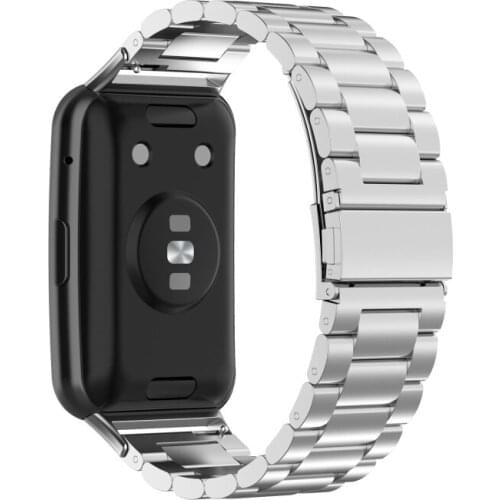 Bracelet Stainless Steel Wrist Strap Watch Band for -HUAWEI Watch Fit Watch 203B