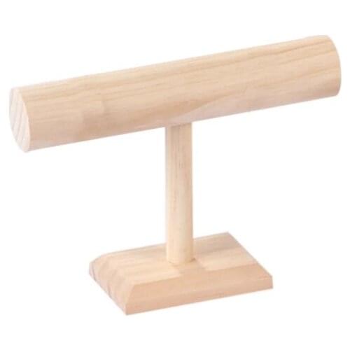 DIY Wood Display Watch Bracelet Jewelry Display Stand Holder Women Bracelet Necklace Jewelry Display Stand