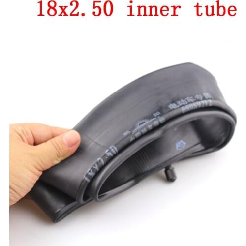 Good quality 18x2.5 inner tire with a Straight Valve fit many gas electric scooters and e-Bike inner tube
