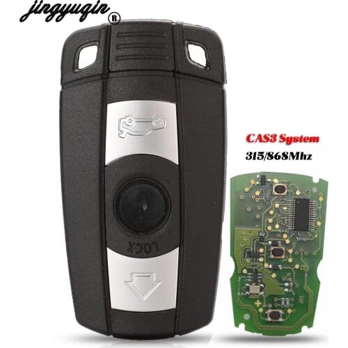 Jingyuqin 5p Remote Car Key Case For BMW CAS3 SeriesCAS3 System 315MHz / 868Mhz FSK for X5 X6 Z4 1/3/5/7 Series Key Control