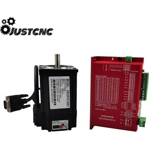 Red Nema23 closed-loop driver Set JSSD2505M + SSD257EC80E1 2.2NM New upgrade listed Woodworking Laser engraving machine