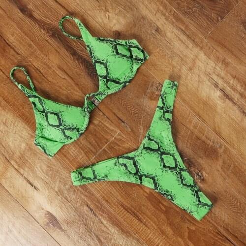Leopard Bikini 2020 Swimwear Women Push Up Sexy Bikini Set Brazilian Thong Bathing Suit Beachwear Hot Swimsuit Low Waist Biquini