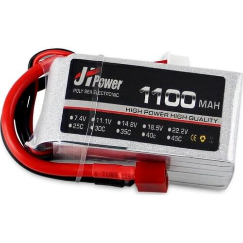 JH Lipo Battery 1100mAh 25C/75C 2S 7.4V 3S 11.1V 4S 14.8V 5S 18.5V 6S 22.2V for RC Airplane Car Boat High Rate Lipo Batteries