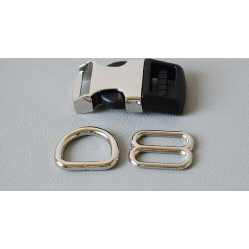 10 set 3-piece/set Metal buckle 20mm safety clasp DIY sewing accessories pet supplies