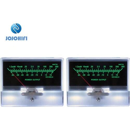 One Pair 2pcs TN-90 Pointer VU Meter Head Table Pre-stage Tube Amplifier DB Sound Pressure With Backlight Power Amplifier Board