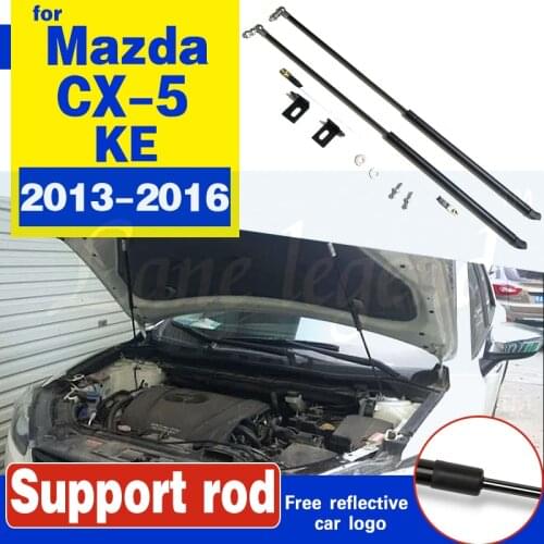 For Mazda CX-5 CX5 2013-2016 KE Car Front Hood Cover Hydraulic Rod Strut Bars Lift Support Spring Shock Car Styling