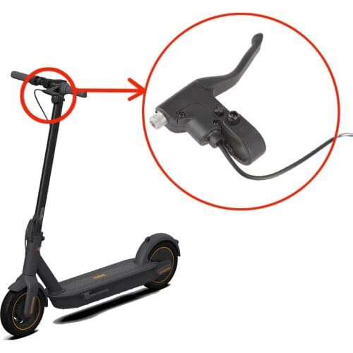 Adjustable Aluminum Alloy Brake Handle with Line Brake Lever for Ninebot G30 Max Electric Scooters Repair Spare Part Accessories