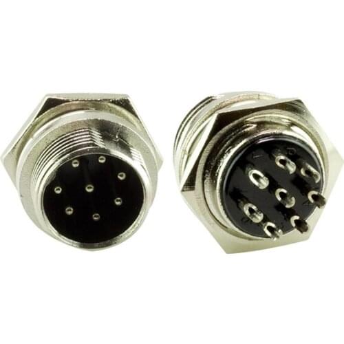 MAYK PLUG MALE CHASSIS 8 PİNLİ