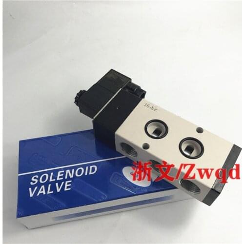 Solenoid valve 4M410-15 4 points thread G1/2 directional valve 4M41015A/B plate veneer installation