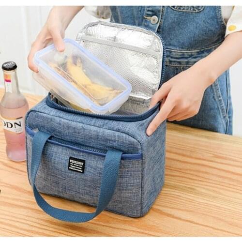 Waterproof Insulated Lunch Bags Oxford Travel Necessary Picnic Pouch Unisex Thermal Dinner Box Food Case Accessories Gear