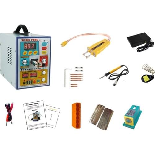 Sunkko 769d spot welder 3.2Kw 18650 lithium battery welding machine with 71B spot welding pen