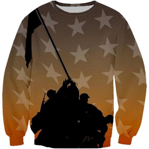 US Marine Corps Flag 3D Print Sweatshirt Cool Colorful military Streetwear Hoodie Women\Men Clothes 2019 Casual Tracksuit Jacket